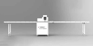 Máy cắt thanh ray rèm cửa nhà máy, máy cắt nắp ray trên và dưới với động cơ PLC, linh kiện cốt lõi - Product Image 5