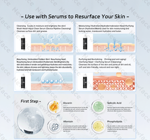 Nhà sản xuất máy chăm sóc da chuyên nghiệp NewFace <span class=keywords><strong>2025</strong></span>, máy Hydra Dermabrasion, máy phun oxy, máy chăm sóc da Aqua Peel, máy làm đẹp Hydro - Product Image 4