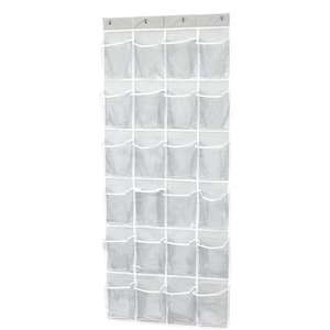 Organisateur <span class=keywords><strong>de</strong></span> rangement pour chaussures et accessoires, 24 poches au-dessus <span class=keywords><strong>de</strong></span> la porte - Product Image 6
