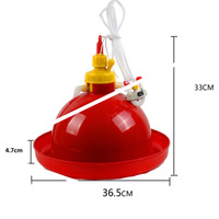 Nouveau Système d'abreuvement automatique à cloche de qualité supérieure pour élevages avicoles, modèle Plasson, pour poulets, canards, cailles, construction en plastique, garantie 1 an