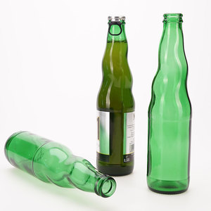 VISTA Stock 330ml 33cl botol bir kosong produsen Amber Normal Flint transparan zamrud hijau dengan penutup mahkota - Product Image 5