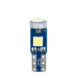 ไฟ LED T5 3030-3SMD สำหรับแผงหน้าปัดรถยนต์ สีขาว น้ำเงิน ฟ้า เขียว แดง เหลือง ชมพู ม่วง ขาวอบอุ่น 12V สำหรับตกแต่งภายในรถยนต์ - Product Image 1