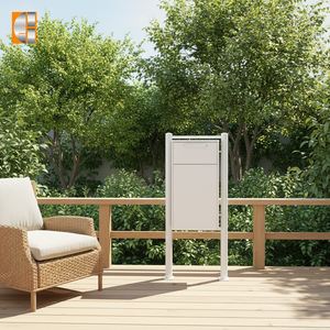 Buzón de Metal Independiente para Entrega de Paquetes y Correo con Cerradura con Llave, Diseño Impermeable, Gran Capacidad - Product Image 1