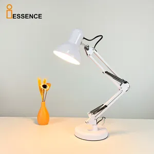 Masa lambası Usb ile göz koruma lambası esnek gece katlanır çalışma ışığı okuma çalışması Led masa klip kelepçe masa lambası