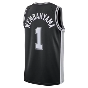 Nouveau <span class=keywords><strong>Maillot</strong></span> de Basketball Brodé Homme 2026 de Haute Qualité Victor Wembanyama - Product Image 2