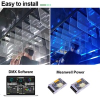Panneau de guidage lumineux en acrylique LED DMX Artnet personnalisé, adressable RGB RGBW, pour éclairage de scène, boîte de nuit, salle de sport
