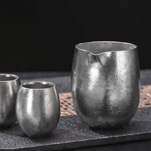 Decantador de Vino de Titanio, Vaso Medidor de 130 ml con Resistencia a la Corrosión, Ligero, Plateado, Clásico, para Hombre, Set de Regalo para Bar - Product Image 2