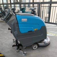 KUER Nouvelle autolaveuse électrique à pousser avec brosse à disque unique pour sols commerciaux