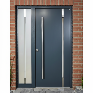 Banco de acceso al pasillo de madera insonorizado moderno superventas puerta de acero a prueba de explosiones entrega residencial rápida superficie terminada - Product Image 1