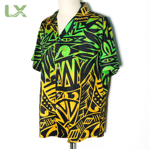 Chemise à manches courtes de style <span class=keywords><strong>Tropical</strong></span>, design hawaïen, motif tribal - Product Image 2