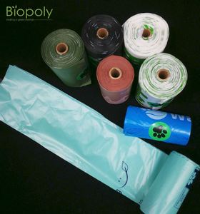 Customized Size Eco Friendly Roll Private Label Disposable Pet Dog Poop Bags Unscented Pet Waste Bags - Product Image 2