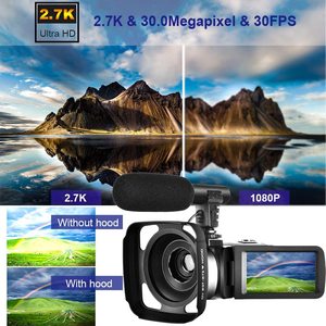 Máy Quay Video Camera Ghi Hình 2.7K HD Camera 30MP Zoom Kỹ Thuật Số 18X 3 "Màn Hình Cảm Ứng Vlog Camera - Product Image 2