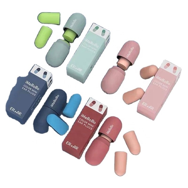 Soundproof Sleeping Earplugs-Soft Slow Rebound Student Anti-Noise & Anti-Ronco Protection Model PE-15