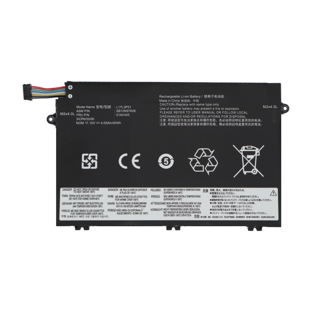 High Quality 11.1V 45Wh L17L3P51 Laptop Battery Lithium Battery Pack for ThinkPad E480 E495 E580 E485 Series