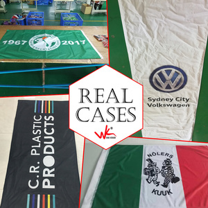 Nhà Máy Bán buôn tùy chỉnh thực hiện khuyến mãi cờ khoen biểu ngữ với logo tùy chỉnh in quảng cáo cờ - Product Image 5