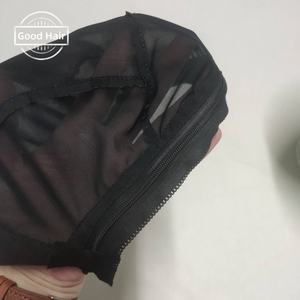 Gorro de Peluca de cúpula de malla para coser más fácil en el cabello gorro de tejido elástico gorro de peluca tejido con cremallera con redecillas de silicona - Product Image 6