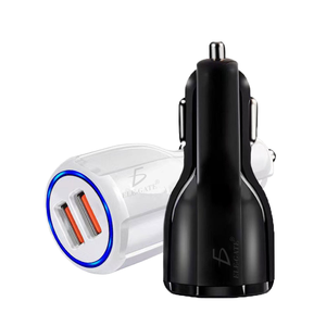 ELEGATE Turbo Car Cigarette Lighter Charger Quick Charge QC 3.0 12-36V 2 USB Ports Model CH.95 - Product Image 1