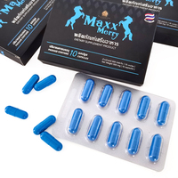 Maxx Merry Blue Energy Capsules Vitalité Masculine Endurance Force Soutien Énergétique 10 Capsules Boîte Pack OEM ODM