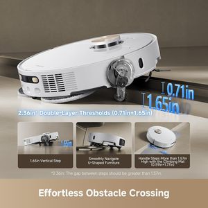 Dreame L10s <strong>Pro</strong> Ultra Heat Smart Robot Vacuum Cleaner Powerful Suction Extendable <strong>Brush</strong> 58&deg;C Hot Water Mop Self-Clean Floor Care - Product Image 3
