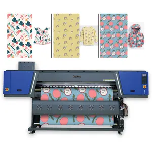 hancolor advanced software Wide Dye stable quality 1.9m 1904/1908 Sublimation Printer Textile Fabric Transfer Inkjet Printer