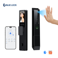 Kunci Pintar AI Bluelock TTLock untuk Sidik Jari, Kata Sandi, Kartu RFID, WiFi, Pengenal Wajah 3D, Keamanan Visual, Harga Pabrik
