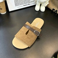 Nouvelles sandales d'été polyvalentes antidérapantes pour femmes, chaussures et pantoufles tendance