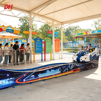 Manège mobile Double Wave Flying Car, équipement de fête foraine portable pour l'extérieur, vente en gros, support après-vente fiable