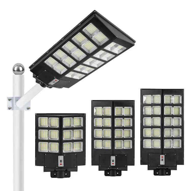 Motion Sensor High Quality IP65 Waterproof 600w 800w 1000w LED Solar CE DC 12V Energy Saving All in One Solar Street Light 80