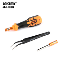 JAKEMY JM-8101 – Kit d'outils de réparation portable OEM à manivelle pour téléphones portables, ordinateurs et montres connectées