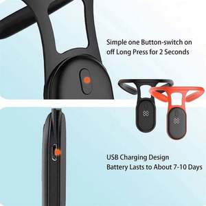 Correcteur de posture intelligent sans bretelles avec rappel par vibration, moniteur de posture pour la colonne cervicale, la cyphose et les douleurs lombaires, idéal pour les employés de bureau et les adolescents - Product Image 5