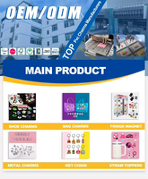 Échantillons gratuits d'usine, logo personnalisé, catalogue de stock, autocollants pour chaussures en PVC, épingles à boucle, breloques pour sabots en EVA, accessoires, décorations