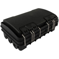 Scatola di Distribuzione in Fibra Ottica a 16 Core, 3 Ingressi 3 Uscite, Impermeabile IP65 per Esterni, Scatola di Giunzione Terminale FTTH FTTx