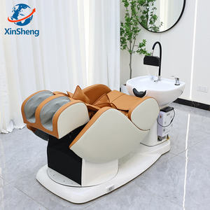 Mobilier de <span class=keywords><strong>salon</strong></span> Shampooing Chaise de massage Lit avec tête Lavage Bol à cheveux Rotation Chaise de lavage des cheveux pour <span class=keywords><strong>salon</strong></span> de beauté - Product Image 1