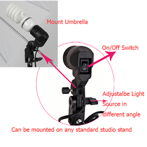 Parapluie souple professionnel de haute qualité, Kit d'éclairage continu pour Studio <span class=keywords><strong>Photo</strong></span>, <span class=keywords><strong>vente</strong></span> en gros, Offre Spéciale - Product Image 4