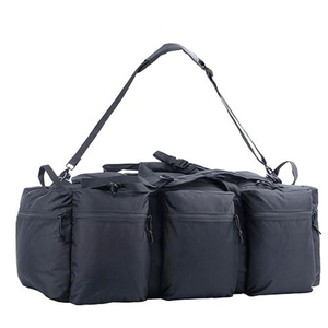 กระเป๋าเก็บของไนลอนขนาดใหญ่ DF 90L 95L 100L Bk แบบขยายได้ สำหรับตั้งแคมป์และอุปกรณ์กลางแจ้ง สีดำ กันน้ำ มีช่องใส่ของหลายช่อง พร้อมหูหิ้ว - Product Image 2