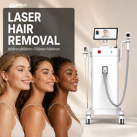 Appareil d'épilation au laser diode 3 longueurs d'onde 755 808 940, indolore, laser diode 808 nm pour la médecine esthétique