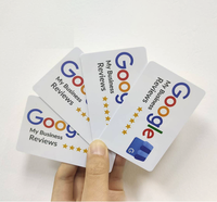 Cartes de visite numériques personnalisées pivotantes U-Card RFID NFC pour avis Google et médias sociaux, étanches et résistantes aux intempéries, ISO 14443A