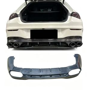 Difusor Trasero Estilo <span class=keywords><strong>AMG</strong></span> para <span class=keywords><strong>Mercedes</strong></span>-Benz CLA W118 <span class=keywords><strong>2021</strong></span>, Fibra de Carbono, Directo de Fábrica, para Benz CLA, Difusor, Labio del Parachoques Trasero - Product Image 1