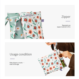 Nuova Borsa da Viaggio in Poliestere Impermeabile per Pannolini con Stampa Personalizzata per Vestiti Bagnati - Product Image 5