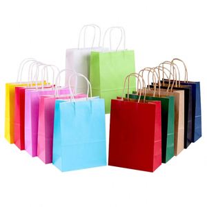 China Manufacturer Make Custom Printed Recycled Kraft <b>Paper</b> Bag and Multiple Colors Kraft <b>Paper</b> Bag - Product Image 1