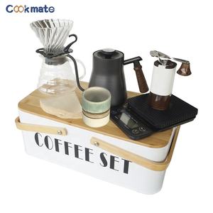 Classic Espresso <strong>Coffee</strong> Maker Gift Set <strong>Filter</strong> <strong>Coffee</strong> <strong>Machine</strong> <strong>with</strong> Paper <strong>Filters</strong> <strong>Timer</strong> and Barista Accessories - Product Image 1