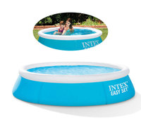 Livraison gratuite UE - Piscine gonflable portable Intex 28101 en PVC pour adultes, enfants et familles, facile à installer, écologique, avec couverture, pour extérieur