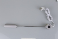 Bras flexible en métal pour lampe de travail LED, lampe de couture, support de matériel réglable, tube OEM