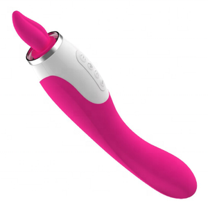 Vibrator lidah listrik, cangkir isap vagina payudara, Vibrator Oral, <span class=keywords><strong>Stimulator</strong></span> orgasme seksi bergetar ganda - Product Image 2