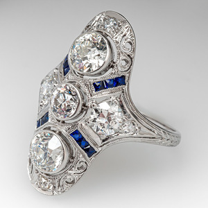 Bague de style courtoisie géométrique vintage pour femme, bijou de doigt élégant et tendance - Product Image 1