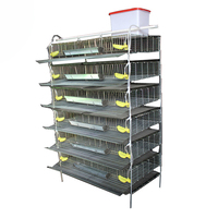 Équipement d'élevage d'animaux et de volailles, cage à cailles de type H à 6 niveaux pour la production d'œufs, cages d'élevage de cailles pondeuses, cage à cailles à vendre