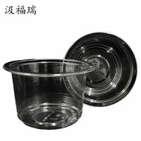 Conteneurs alimentaires jetables en plastique PP recyclable de haute qualité de 16 onces pour sushis, vente en gros d'usine, pour boîtes à lunch à emporter