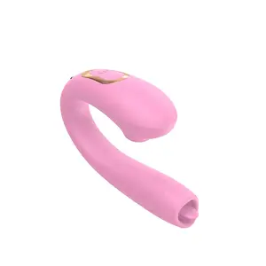 Waterproof Couple Sucking Licking Vibrator Rechargeable Remote Control Clitoral Couple Vibrator With 10 Speeds