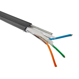Câble téléphonique autoportant blindé extérieur en cuivre massif à 3 brins avec fil de messager pour <span class=keywords><strong>téléphone</strong></span> <span class=keywords><strong>fixe</strong></span> - Product Image 2