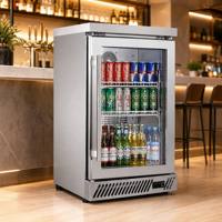 Mini-réfrigérateur de bar, réfrigérateurs personnalisés, refroidisseur de boissons à porte vitrée, armoire de rangement pour vin/bière
